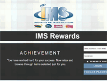 Tablet Screenshot of ims-rewards.com